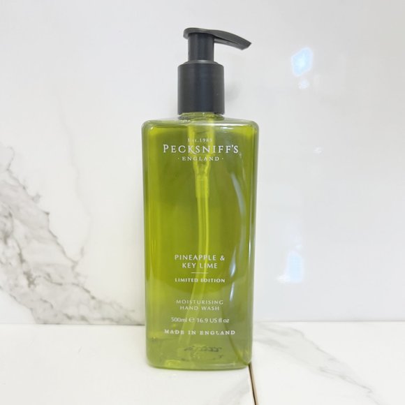 NEW Pecksniffs Pineapple & Key Lime Moisturizing Liquid Hand Soap, 16.9 fl oz - Picture 2 of 2